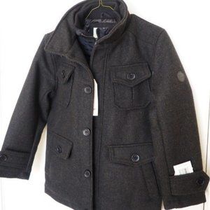 Ben Sherman Layer Coat Wool blend NWT Big Boys S/8